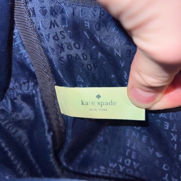 Kate Spade Mini Backpack Navy Blue - Picture 5 of 5